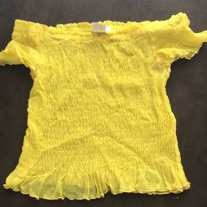 Crop top tee. Moschino. AUTH